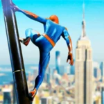 spider rope hero rescue game3d android application logo